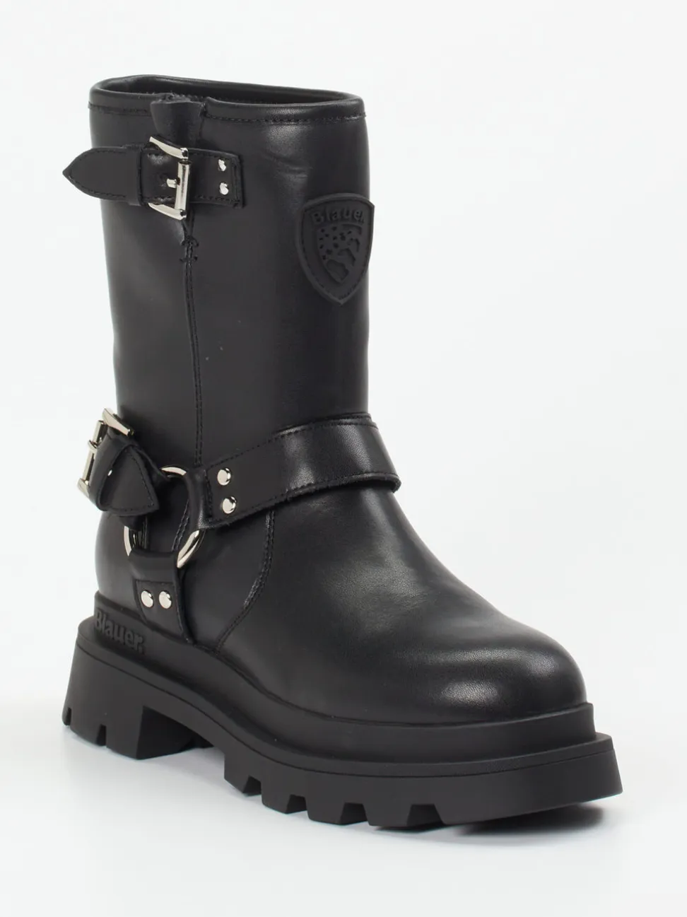 Blauer – Biker Boots aus Kalbleder schwarz