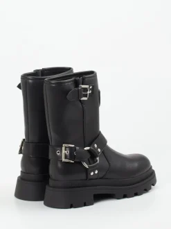 Blauer – Biker Boots aus Kalbleder schwarz