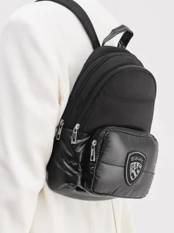 Blauer – Mini-Rucksack aus Textil Schwarz