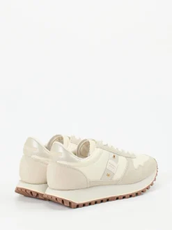 Blauer – Retro-Sneaker aus Veloursleder Beige