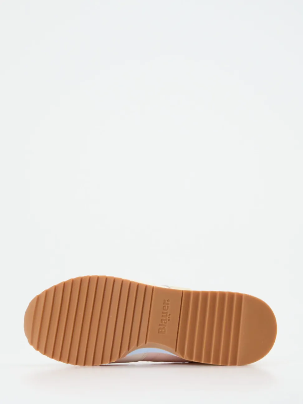 Blauer – Retro-Sneaker aus Veloursleder Beige