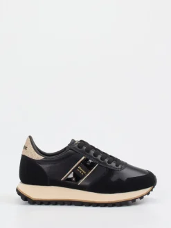 Blauer – Retro-Sneaker aus Velourleder und Glattleder