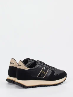 Blauer – Retro-Sneaker aus Velourleder und Glattleder