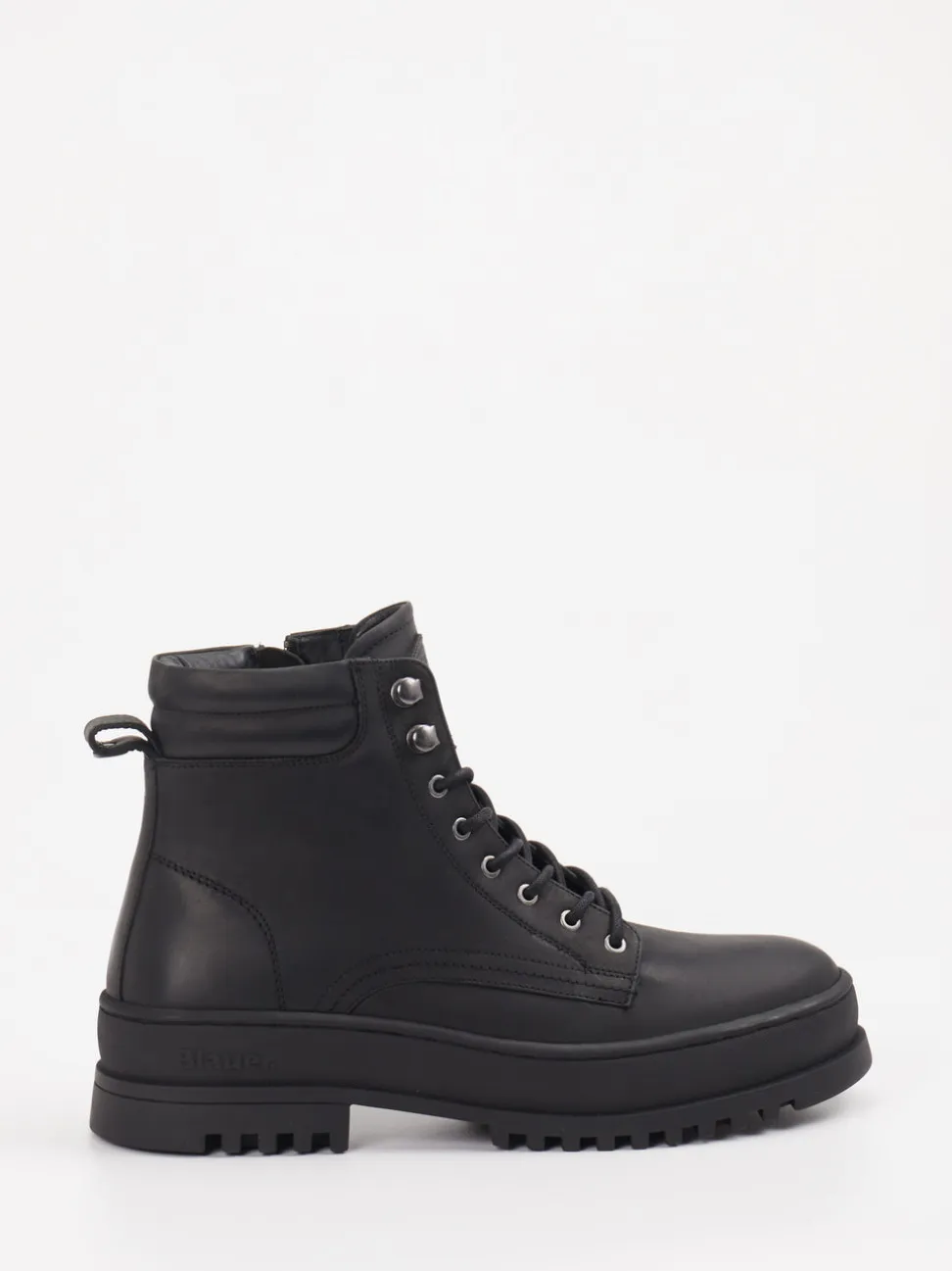 Blauer – Schnürboots aus Kalbleder schwarz