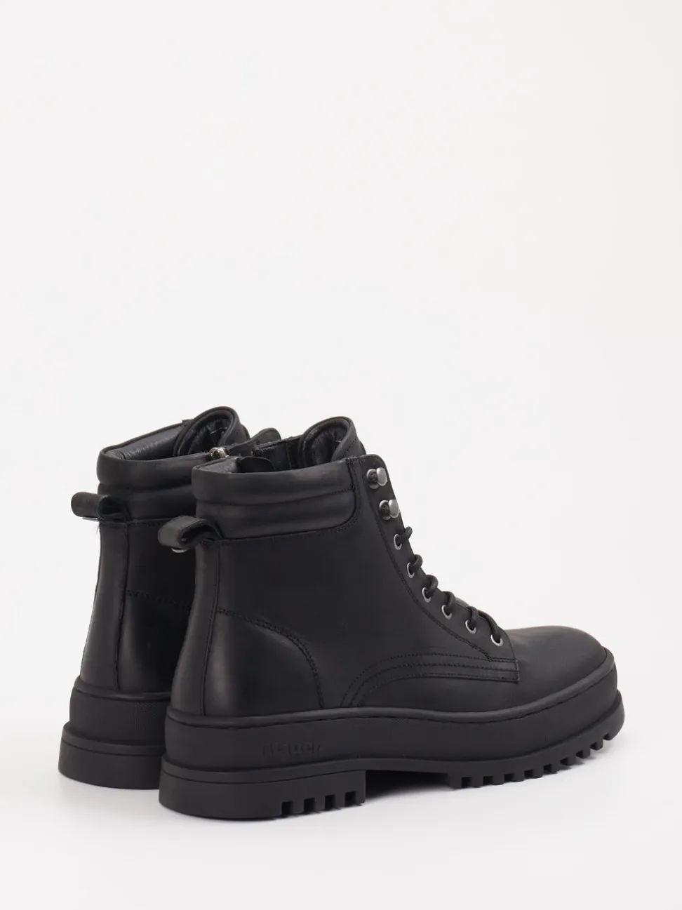 Blauer – Schnürboots aus Kalbleder schwarz