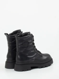 Blauer – Schnürboots aus Kalbleder Schwarz