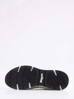 Blauer – Sneaker aus Kalbleder und Nylon Offwhite