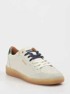 Blauer – Sneaker aus Leder in Cremeweiß