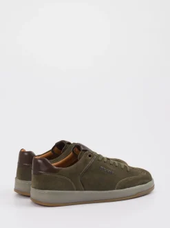 Blauer – Sneaker aus Veloursleder Olivgrün