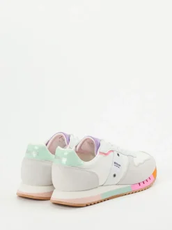 Blauer – Sneaker aus Veloursleder Off-White