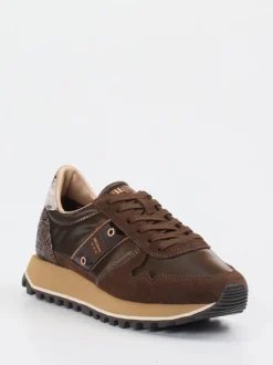 Blauer – Sneaker aus Veloursleder mit Glitzerdetails