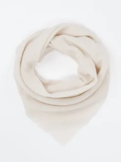 Blui – Dreieckstuch aus Kaschmir-Mix in Beige