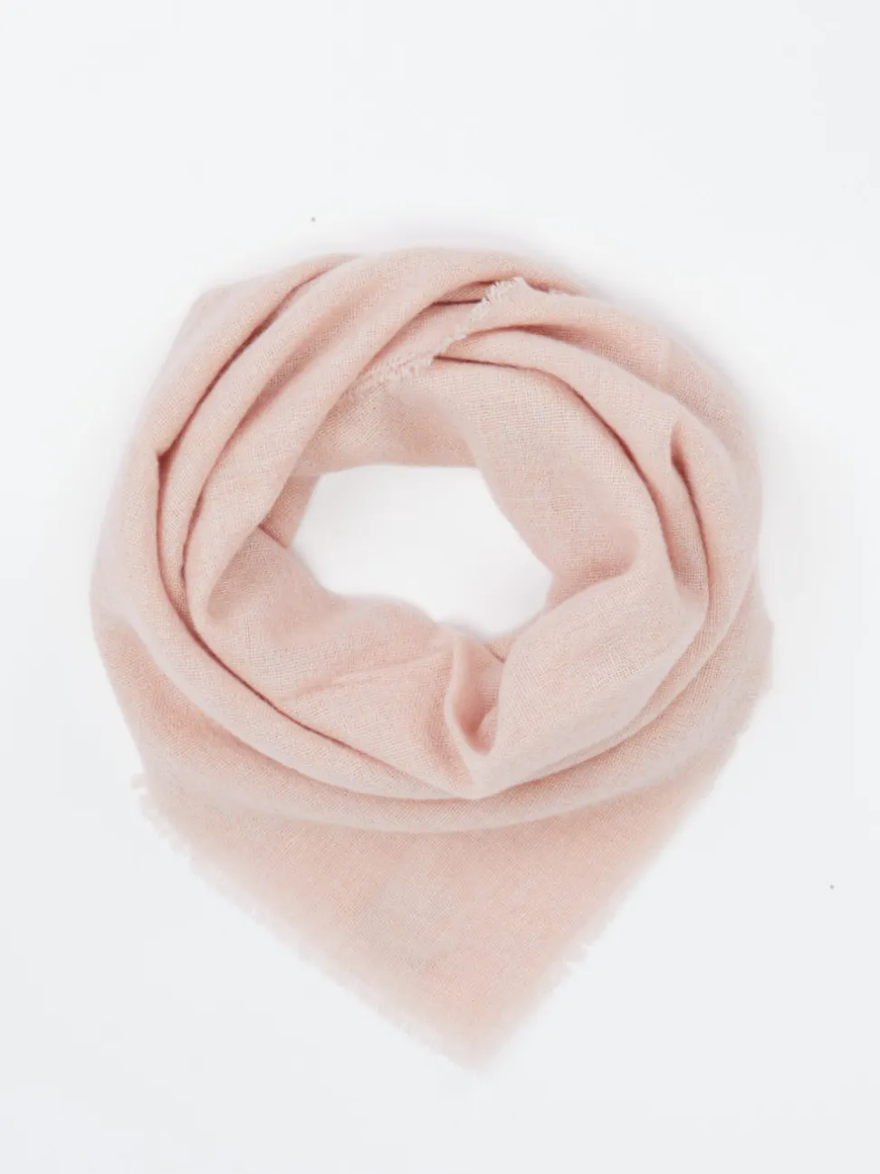 Blui – Dreieckstuch aus Kaschmir-Mix Rosé