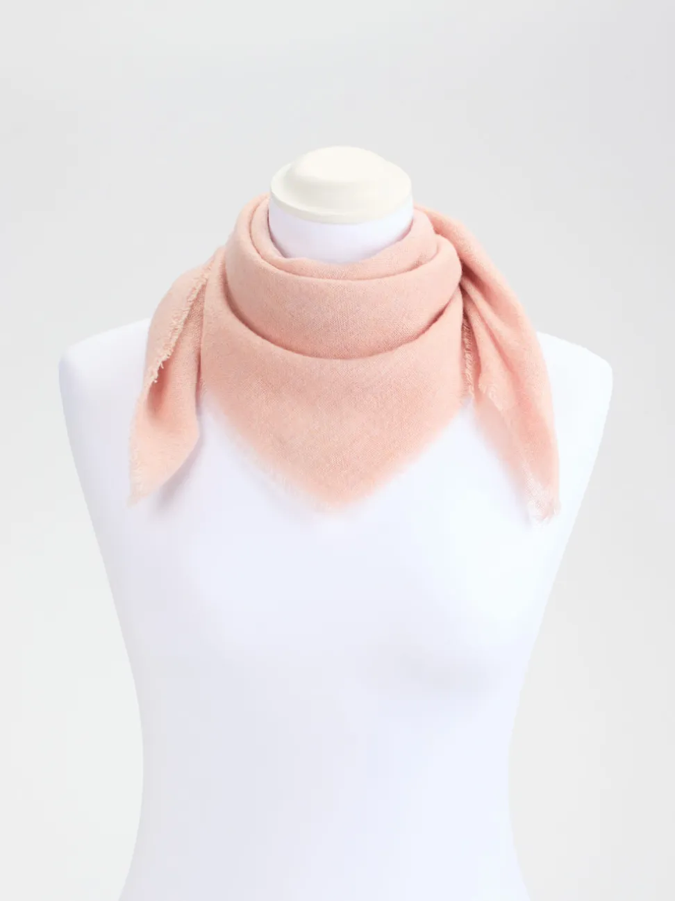 Blui – Dreieckstuch aus Kaschmir-Mix Rosé