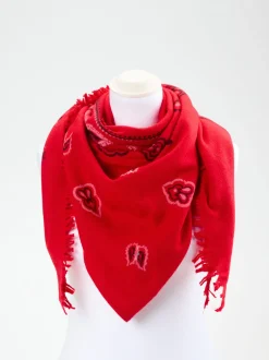 Blui – Halstuch aus Textil in Signalrot