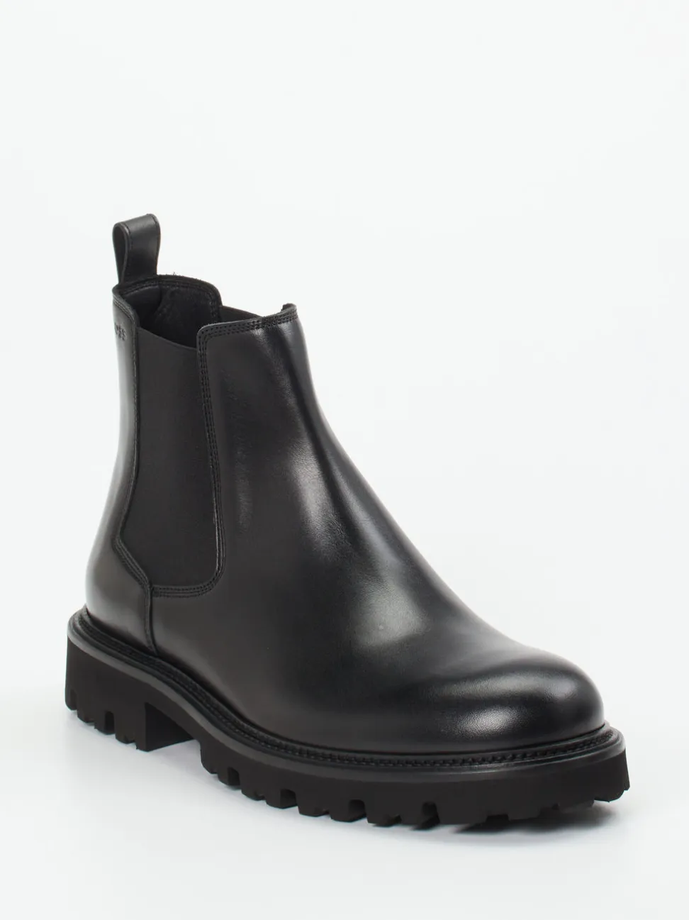 Boss – Chelsea Boots aus Kalbleder schwarz