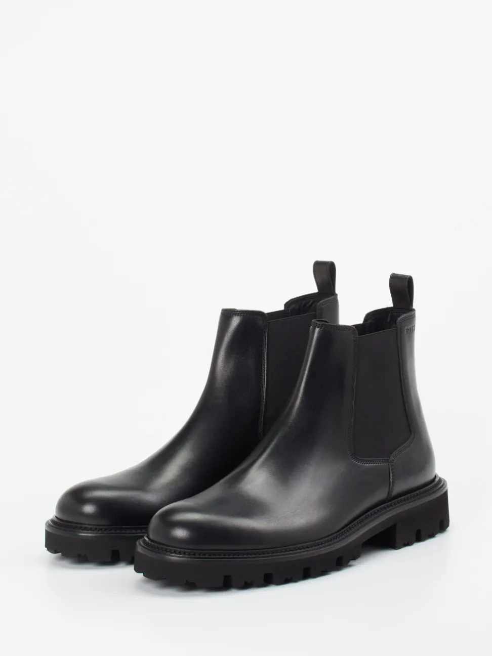 Boss – Chelsea Boots aus Kalbleder schwarz