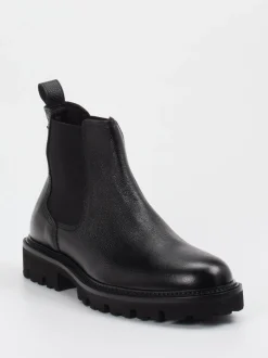 Boss – Chelsea Boots aus Kalbleder schwarz