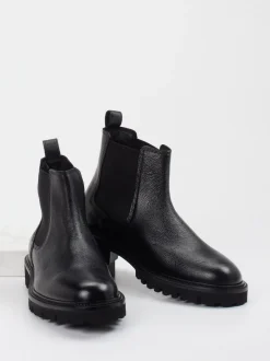Boss – Chelsea Boots aus Kalbleder schwarz