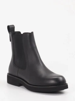 Boss – Chelsea Boots aus Lammleder schwarz