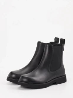 Boss – Chelsea Boots aus Lammleder schwarz