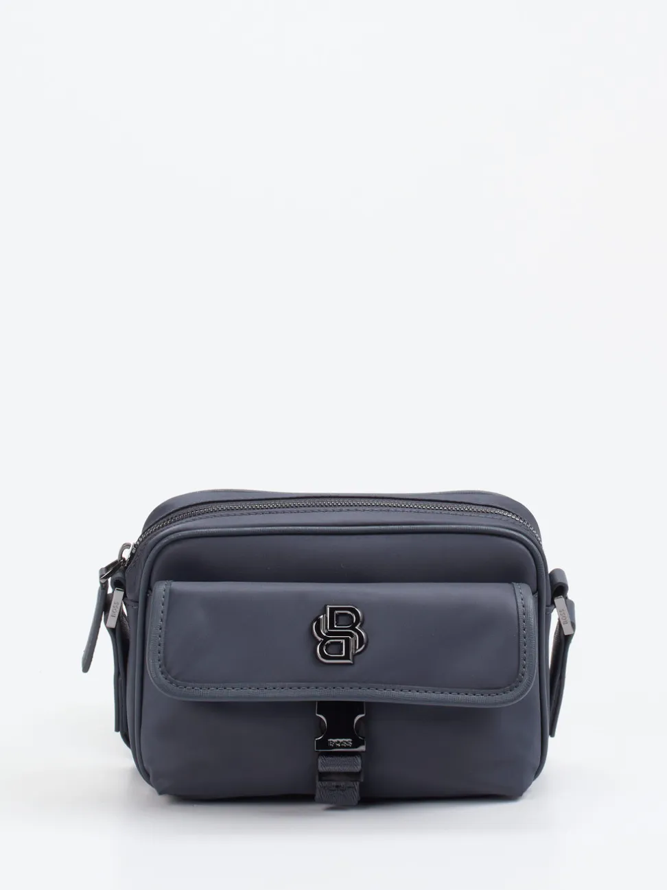 Boss – Crossbody Bag aus recyceltem Textil Dunkelblau