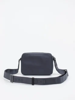 Boss – Crossbody Bag aus recyceltem Textil Dunkelblau
