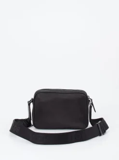 Boss – Crossbody Bag aus Textil in Schwarz