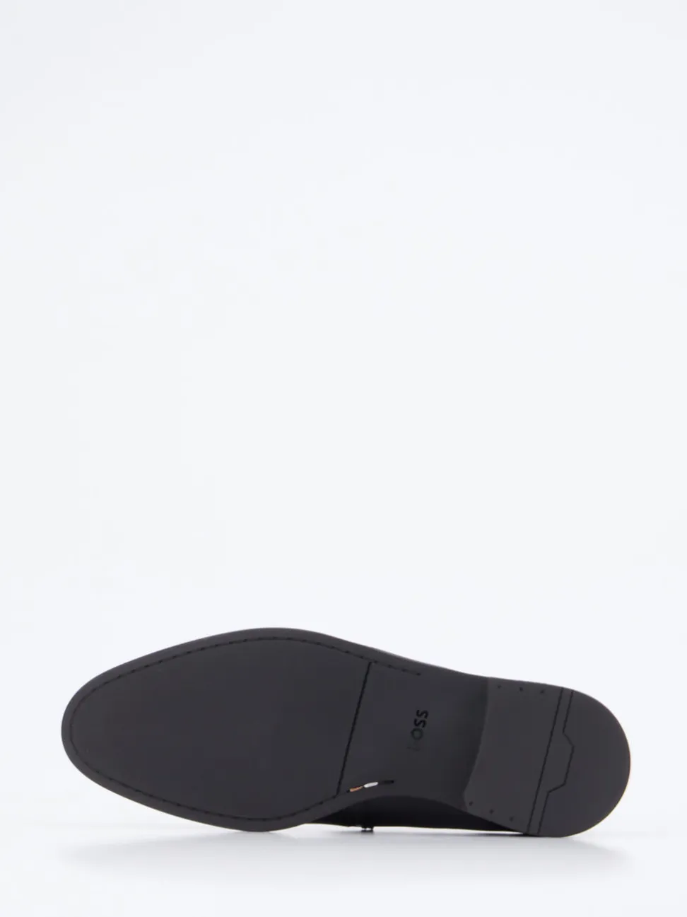 Boss – Loafer aus Kalbleder schwarz glänzend