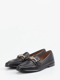 Boss – Loafer aus Kalbleder mit goldener Spange