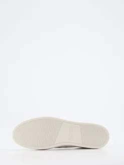 Boss – Low-Top Sneaker aus Kalbleder Off-White