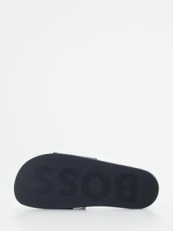Boss – Pantolette aus Synthetik in Dunkelblau
