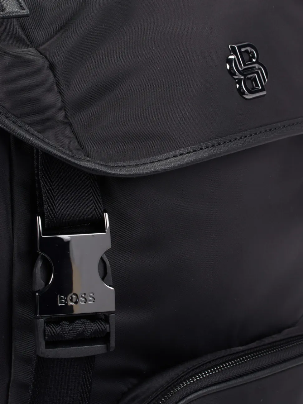 Boss – Rucksack aus Textil in Schwarz