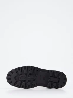 Boss – Schnürboots aus Kalbleder schwarz