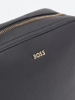 Boss – Schultertasche aus Lederimitat Schwarz