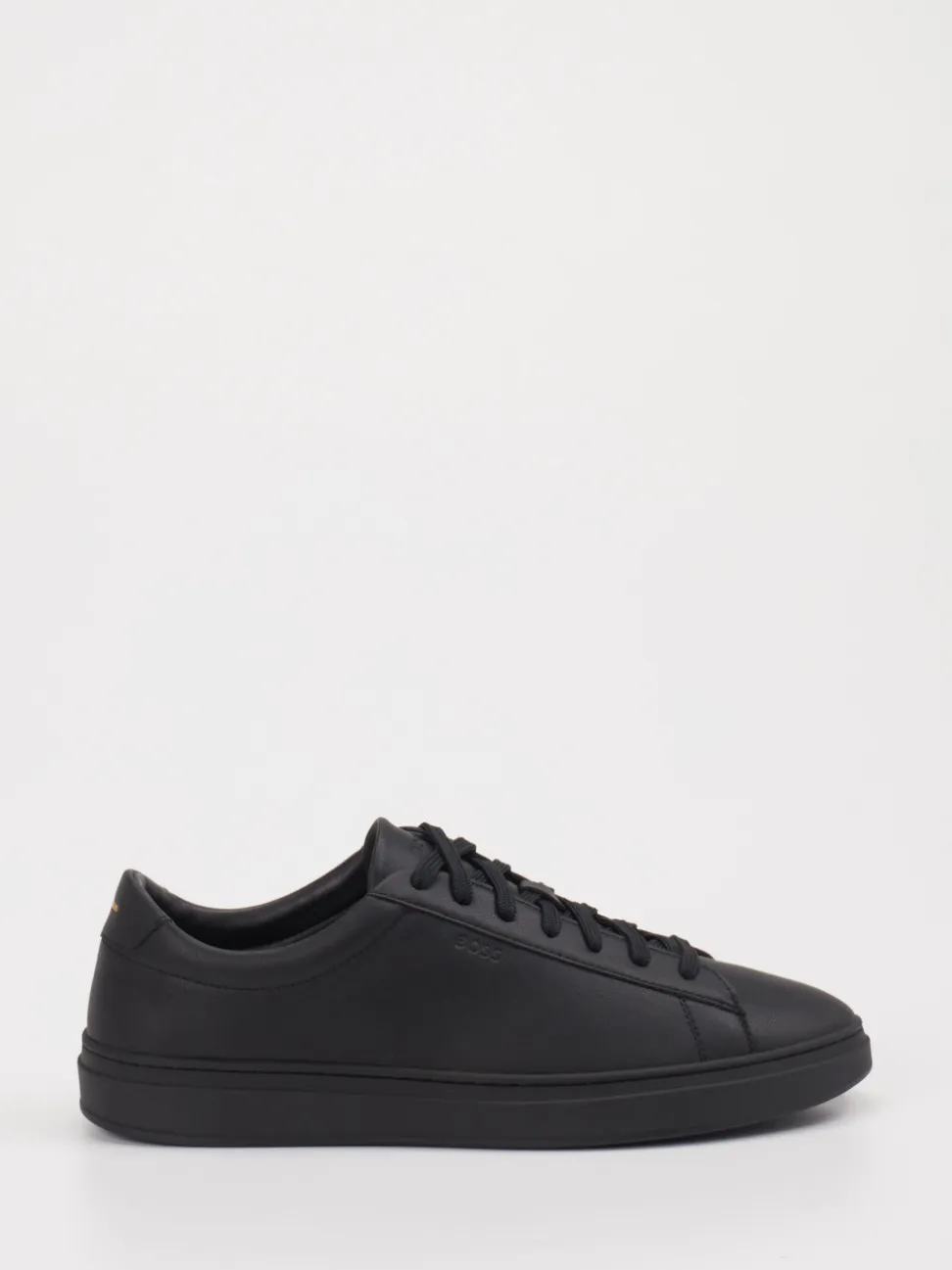 Boss – Sneaker aus Kalbleder in Schwarz
