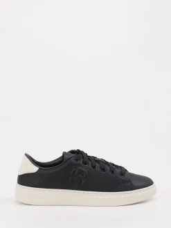 Boss – Sneaker aus Kalbleder in Schwarz