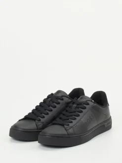 Boss – Sneaker aus Kalbleder schwarz