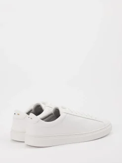 Boss – Sneaker aus Kalbleder in Weiß