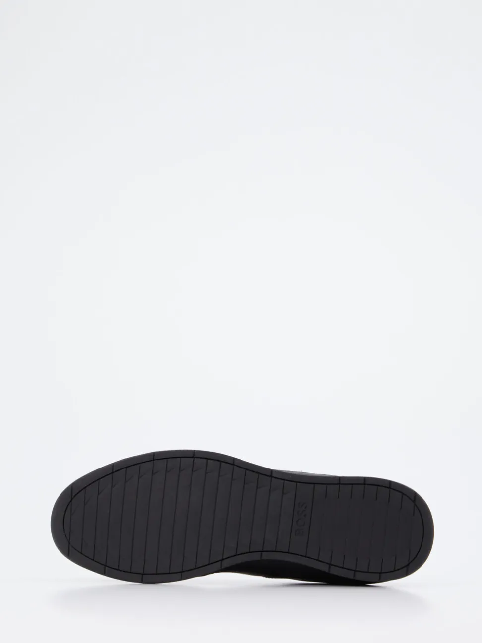 Boss – Sneaker aus Leder in Schwarz