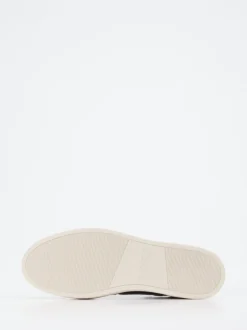 Boss – Sneaker aus Velour/Leder in Dunkelblau