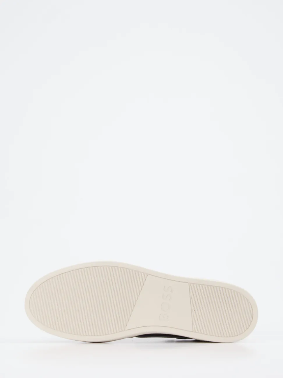 Boss – Sneaker aus Velour/Leder in Dunkelblau