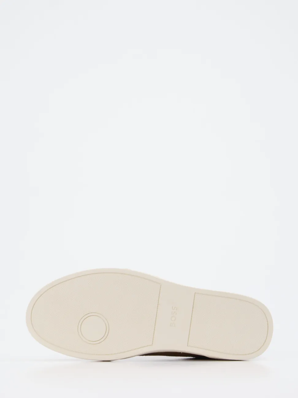 Boss – Sneaker aus Veloursleder cognacbraun