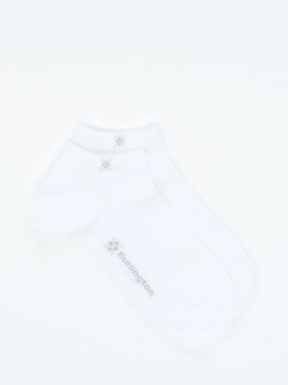 Burlington – Sneaker-Socken aus Baumwolle Weiß