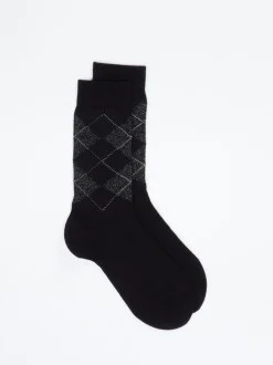 Burlington – Socken aus Wolle mit Argyle-Muster