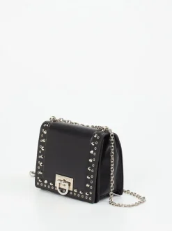 CAFèNOIR – Crossbody Bag aus Synthetikleder Schwarz