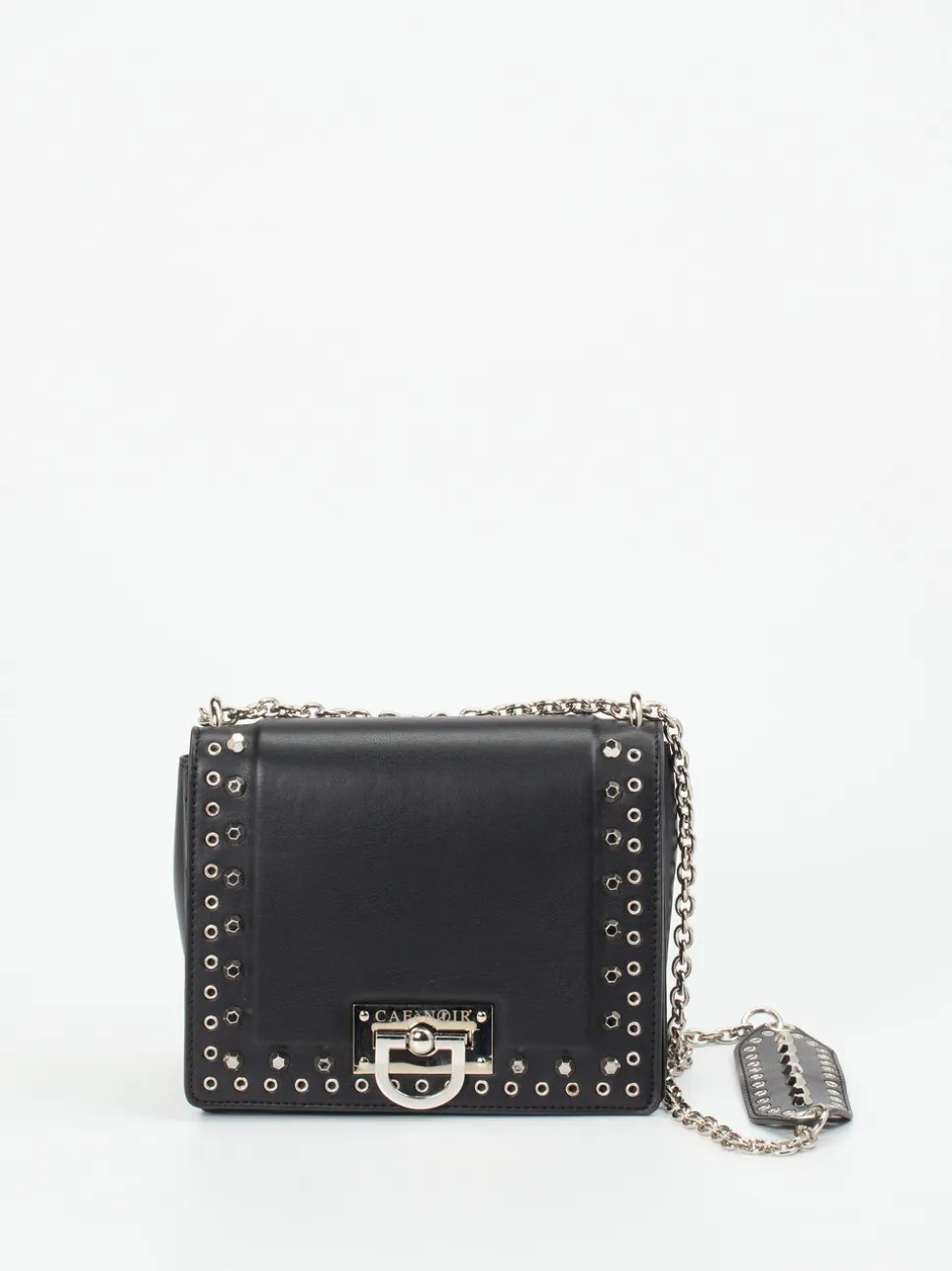CAFèNOIR – Crossbody Bag aus Synthetikleder Schwarz