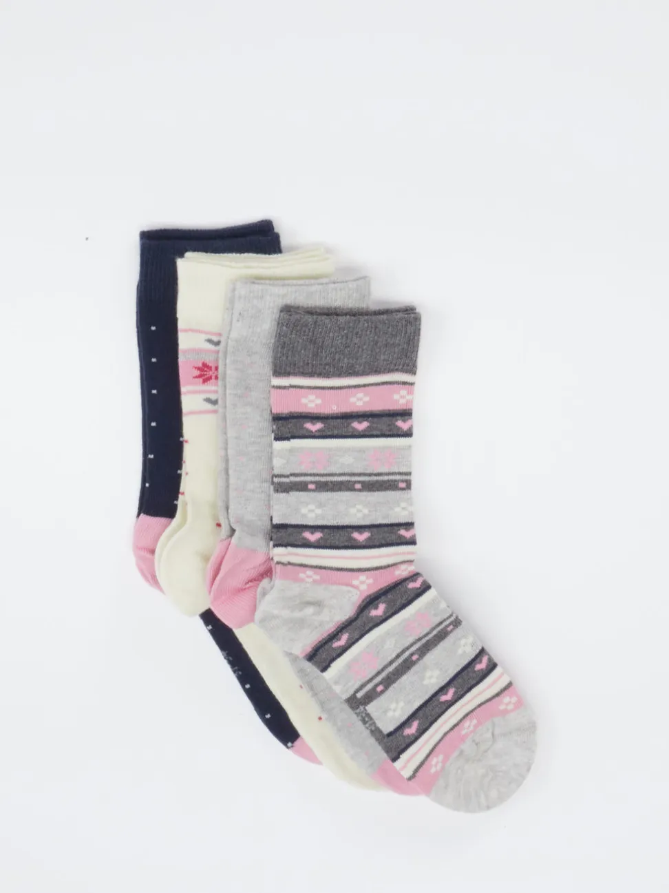 Camano – Crew-Socken aus Textil mit Norweger-Muster
