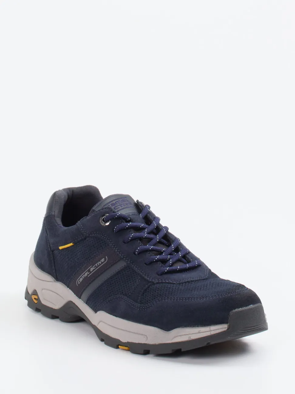 Camel Active – Outdoor-Sneaker aus Veloursleder Dunkelblau