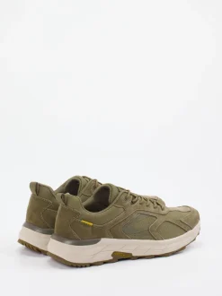 Camel Active – Outdoor-Sneaker aus Nubukleder olivgrün